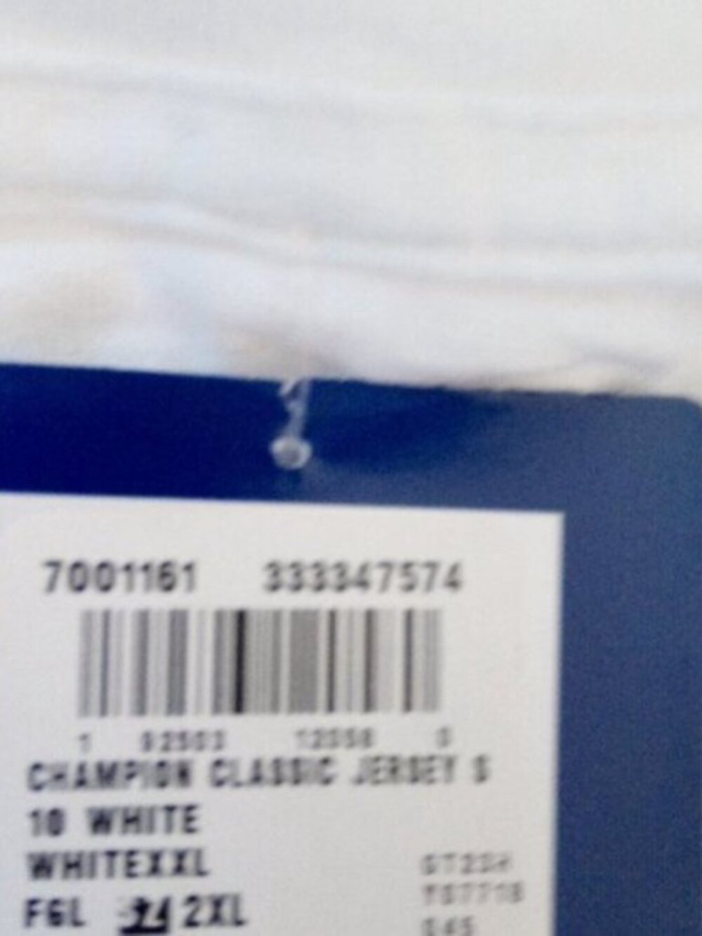 Champion Classic White T-Shirt – Men’s XXL | 100% Cotton Jersey | New With Tags - Picture 13 of 14